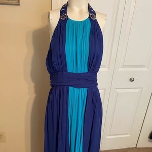 Chiffon halter dress